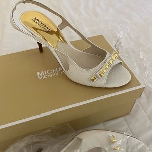 Size 9 Michael Kors strap heels